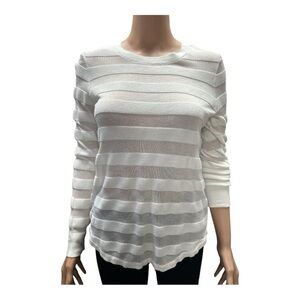 Michael Kors - Chic Textured White Sweater